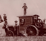 McComb Thresher 1898 ractor crew Ad